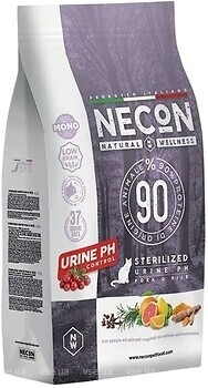 Фото Necon Natural Wellness Cat Steril Urine pH Pork & Rice 1.5 кг