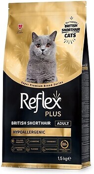 Фото Reflex Plus British Shorthair Adult 1.5 кг