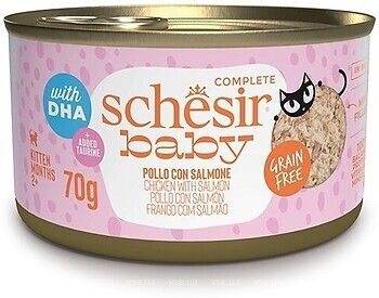 Фото Schesir Baby Chicken with Salmon 70 г
