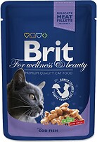 Фото Brit Premium Cat Pouches Cod Fish 12x100 г