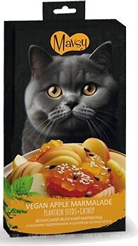 Фото Mavsy Creamy Treats Apple Marmalade with Catnip 5x15 г (MAVSY11)