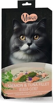 Фото Mavsy Creamy Treats Tuna and Salmon with Catnip 5x15 г (MAVSY05)