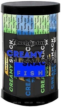 Фото Luckystar Пюре Мікс з лососем і тунцем 24x10 г