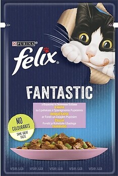 Фото Felix Fantastic з фореллю і зеленою квасолею 26x85 г