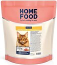 Фото Home Food Сухой корм для стерилизованных кошек больших пород Телятина с лососем и вялеными томатами 200 г
