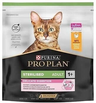 Фото Purina Pro Plan Sterilised Delicate Digestion Chicken 400 г