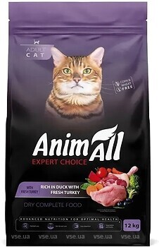 Фото AnimAll Expert Choice with Duck and Fresh Turkey 12 кг (178597)