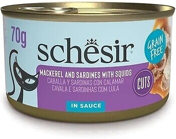 Фото Schesir Grill Mackerel and Sardines with Squids 70 г