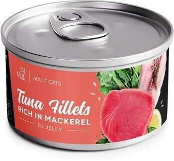 Фото Savory Adult Cat Tuna Fillets Rich in Mackerel in Jelly 70 г (20970)