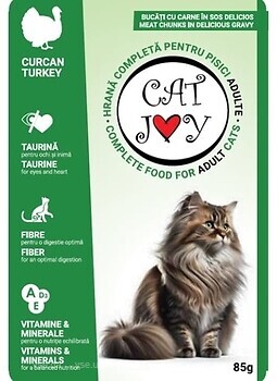 Фото Cat Joy Індичка в соусі 85 г