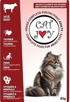 Фото Cat Joy Яловичина в соусі 85 г