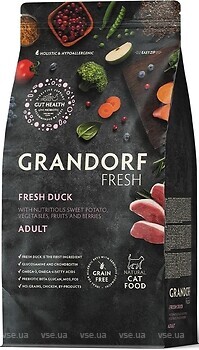 Фото Grandorf Fresh Cat Duck and Sweet Potato 2 кг