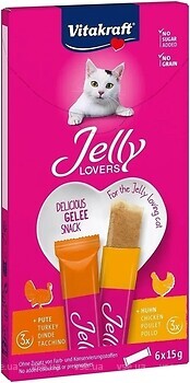 Фото Vitakraft Jelly Lovers Chicken Turkey 6x15 г (59470)