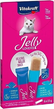 Фото Vitakraft Jelly Lovers Salmon Flounder 6x15 г (59471)