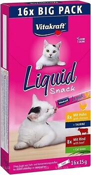 Фото Vitakraft Liquid Snack Multipack Beef Chicken 16x15 г (58554)