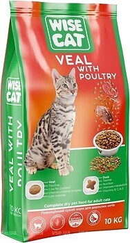 Фото Wise Cat Veal with Poultry 400 г