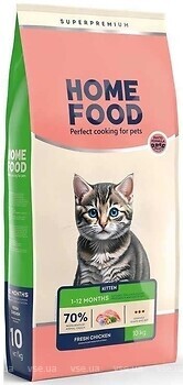 Фото Home Food Сухий корм для кошенят Курка 10 кг