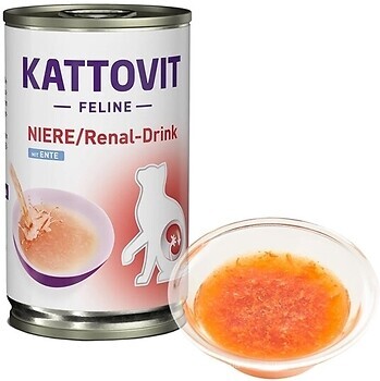 Фото Kattovit Veterinary Niere Renal Drink з качкою 135 г