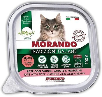 Фото Morando Tradizioni Pate with Pork, Carrots and Green Beans 100 г