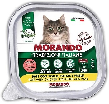 Фото Morando Tradizioni Pate with Chicken, Potatoes and Peas 100 г