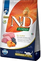 Фото Farmina N&D Grain Free Neutered Pumpkin Lamb & Blueberry 5 кг
