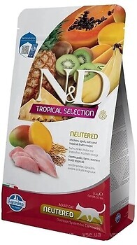 Фото Farmina N&D Low Grain Tropical Selection Neutered Chicken, Spelt, Oats and Tropical Fruits 1.5 кг