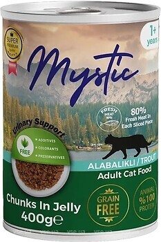 Фото Mystic Шматочки форелі в желе 400 г