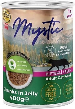 Фото Mystic Шматочки яловичини в желе 400 г