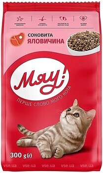 Фото Мяу! Сухий корм з яловичиною 300 г