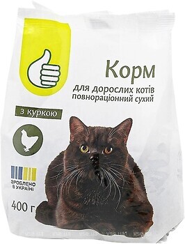 Фото Pouce Сухий корм з куркою 400 г