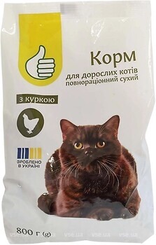 Фото Pouce Сухий корм з куркою 800 г