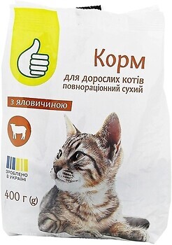 Фото Pouce Сухий корм з яловичиною 400 г