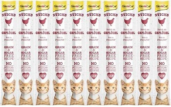 Фото GimCat Sticks Poultry 10x5 г (420008)