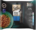 Фото Sheba Select Slices In Gravy With Ocean Fish 4x85 г