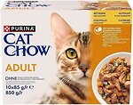 Фото Cat Chow Adult з куркою і цукіні 10x85 г