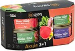 Фото Savory Adult Cat with Fillets in Jelly 4x70 г (59630)