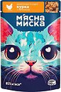 Фото М'ясна Миска Курица с печенью 24x100 г