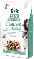 Фото Brit Care Cat Raw Delights Sterilized Chicken 2 кг