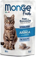 Фото Monge Cat Fresh Sterilised Herring 85 г