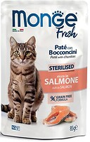 Фото Monge Cat Fresh Sterilised Salmon 85 г