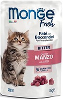 Фото Monge Kitten Fresh Beef 85 г