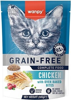 Фото Wanpy Kitten Grain Free Chicken 500 г