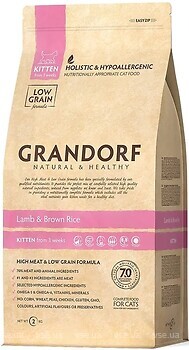 Фото Grandorf Kitten Lamb & Rice 8 кг