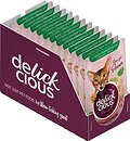 Фото Delickcious Purr-for Dinner with Duck, Chicken Fillet & Spinach in Sauce 12x85 г