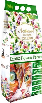 Фото Indian Cat Litter Cat's Choice Exotic Flowers 10 кг