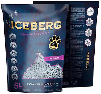 Фото Iceberg силикагелевый Lavender 5 л