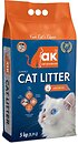 Фото AK Cat Products бентонітовий Compact Unscented 5 кг (5.9 л)