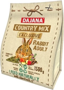 Фото Dajana Корм Country mix Exclusive Adult для декоративних кроликів 1.5 кг (DP409)