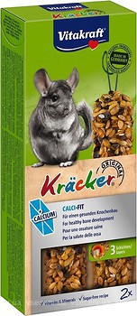 Фото Vitakraft Kracker Original Calci Fit Ласощі для шиншил мультимінерал 112 г/2 шт (25062)