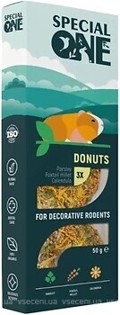 Фото Special One Ласощі для декоративних гризунів Donuts 50 г (PR242521)
